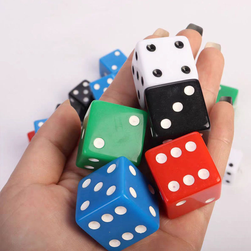 Party Games No Supplies - D6 quadratische Würfel, 25 mm, mit