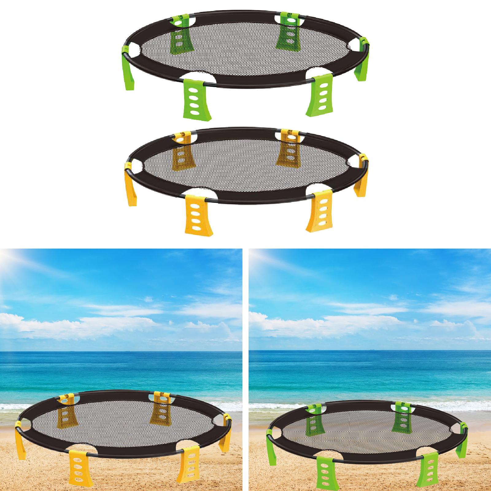Spike Ball Game - Roundnet-Spielset, Party-Strandball-Set für jüngere Spieler, Erwachsene,