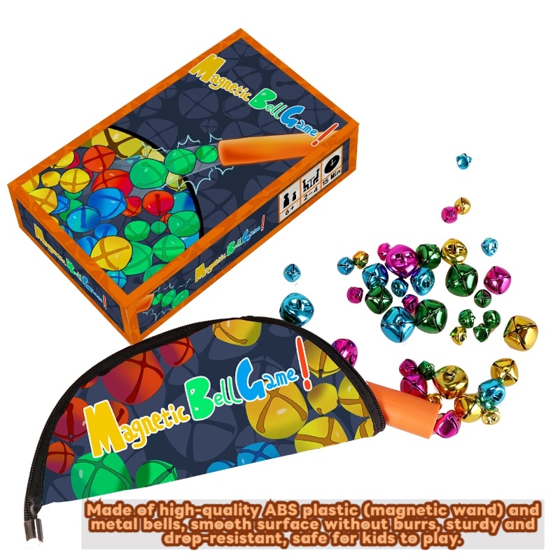 Party Games Easter For Family - Magnetisches Glocken-Challenge-Spiel, Montessori-Spielzeug zur Feinmotorik-Übung, geeignet