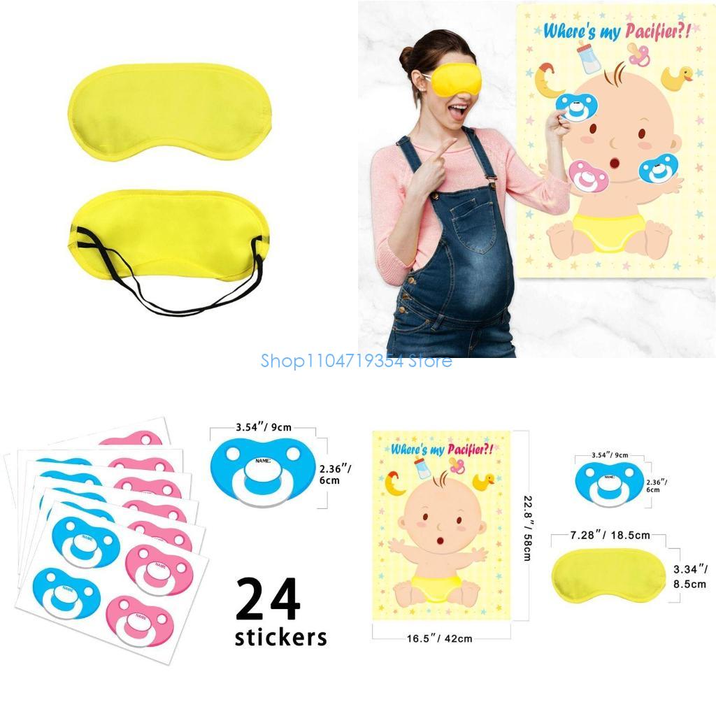 Party Games No Supplies - 0XLD Spiel Pin The Pacifier on