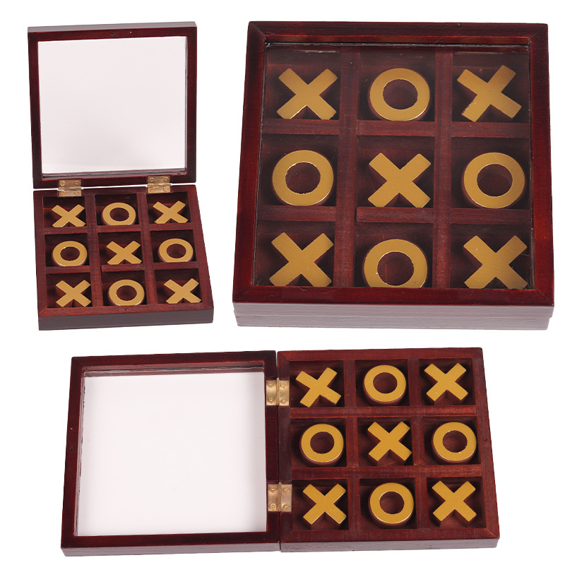 Book Party Games - Lustiges Tic Tac Toe Schachbrett Familieninteraktion