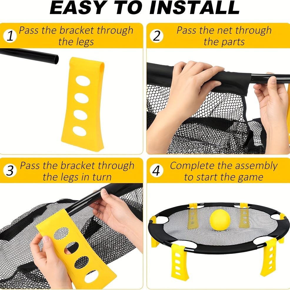 Mini-Strand-Volleyball-Schlags – Spike Ball Game Bewertung und Preis