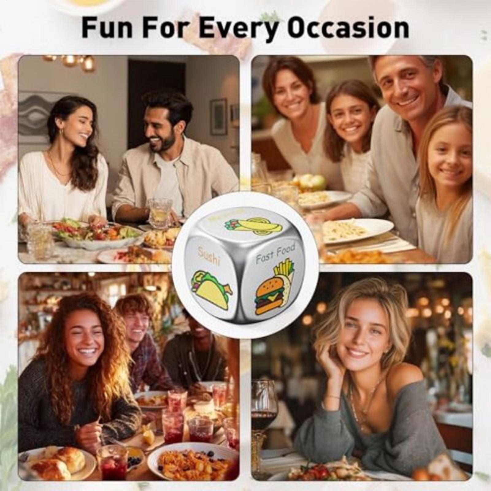 Datum Nacht Essen Würfel Paar  – Party Games Easter For Family Bewertung und Preis