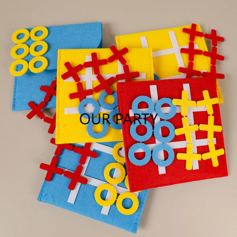 5 Sets Filz Tic Tac Toe Famili – Party Games Easter For Family Bewertung und Preis