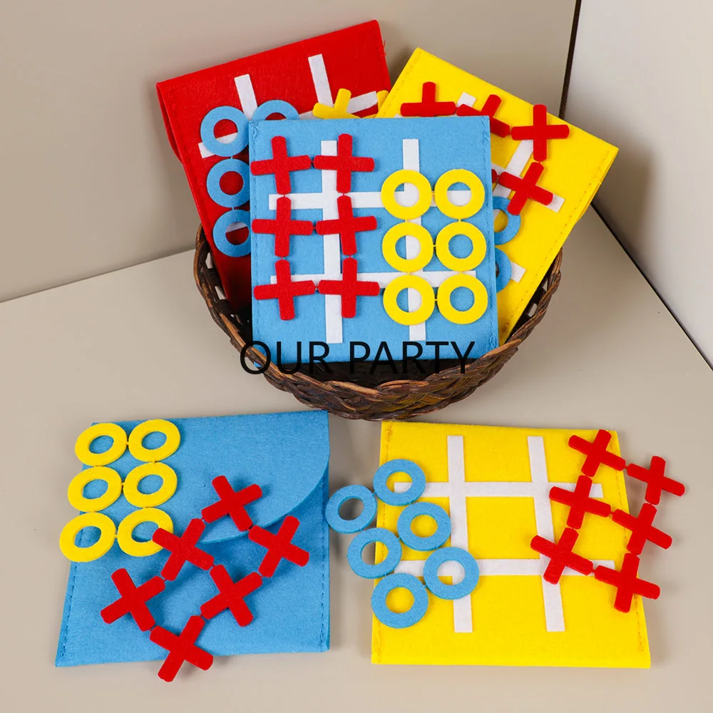 5 Sets Filz Tic Tac Toe Famili – Party Games Easter For Family Bewertung und Preis