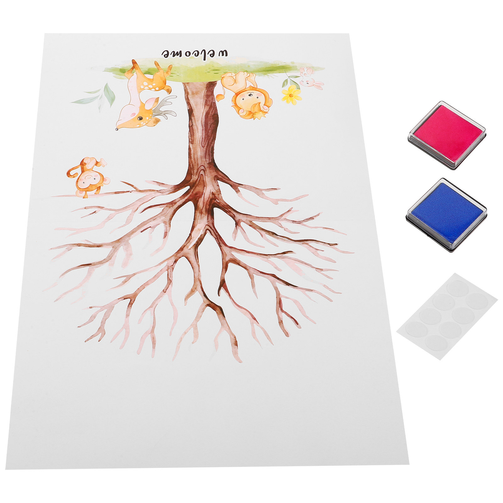 1 Set Fingerabdruck-Baum Gäste – Book Party Games Bewertung und Preis
