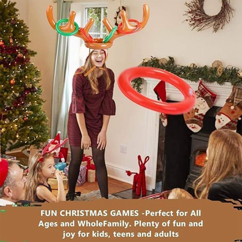 1/3Set Weihnachten Spiel Aufbl – Party Games No Supplies Bewertung und Preis