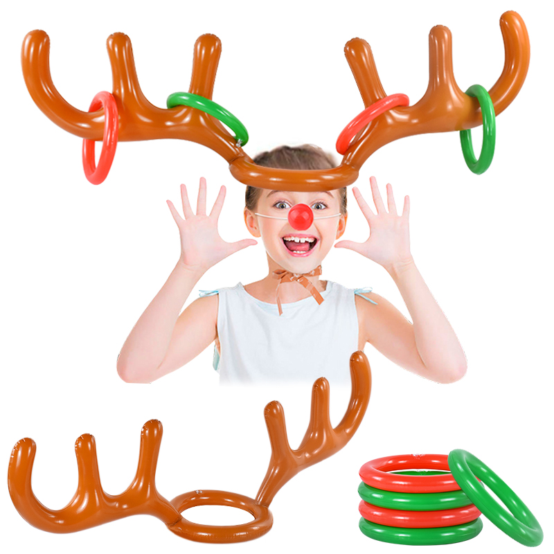 1/3Set Weihnachten Spiel Aufbl – Party Games No Supplies Bewertung und Preis