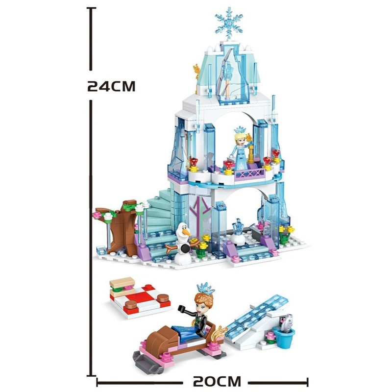 Elsa Eisschloss Bausteine Set  – Lego Set Technic Bewertung und Preis