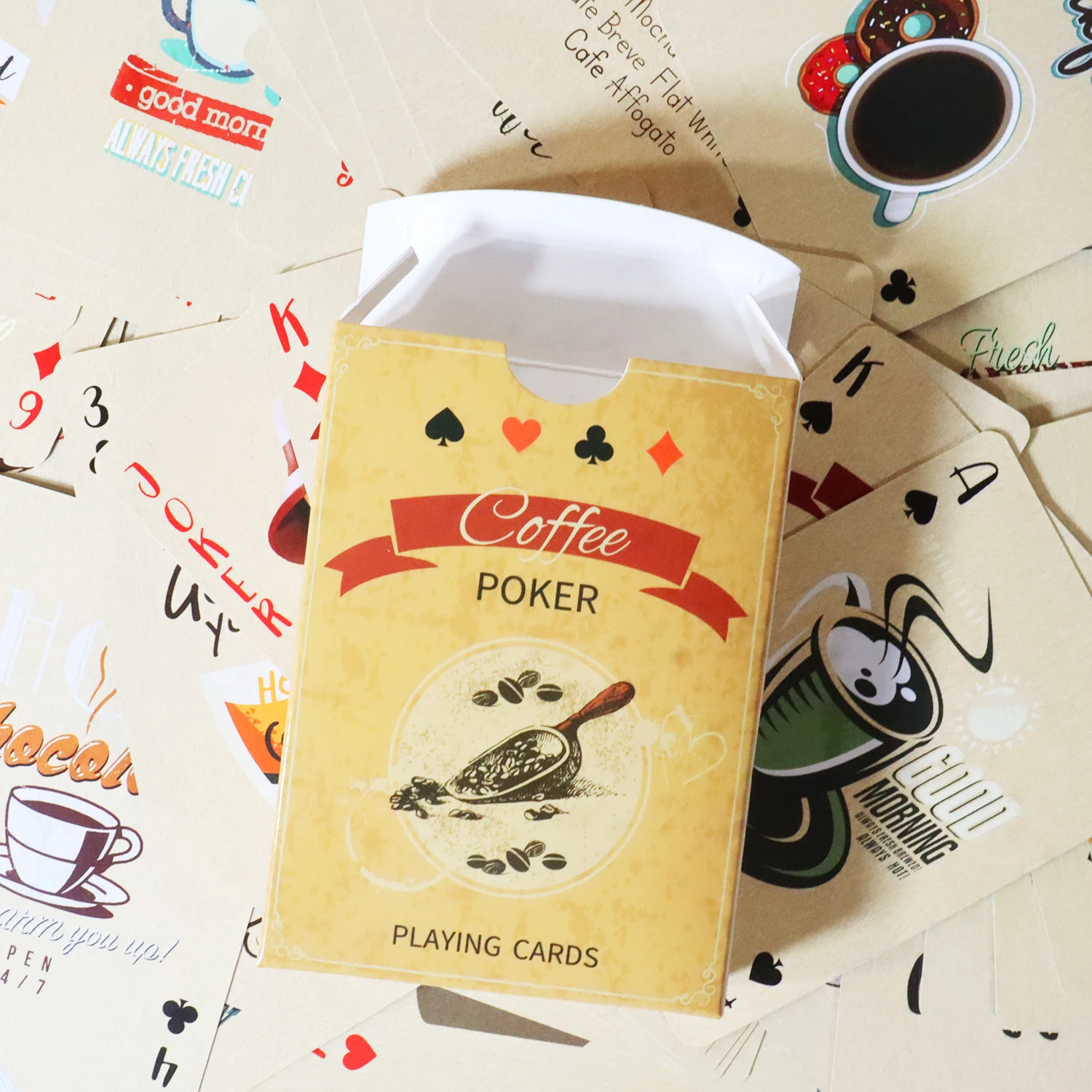Kaffeepapier-Spielkarten im Vi – Book Party Games Bewertung und Preis