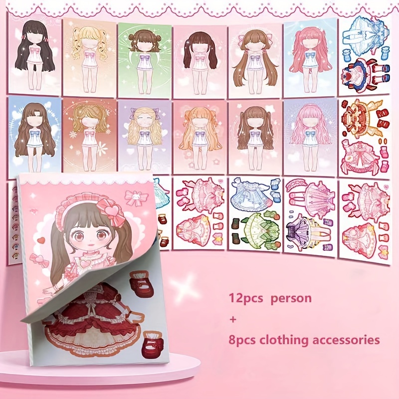 Dress Up Stickerbuch Mädchen S – Book Party Games Bewertung und Preis