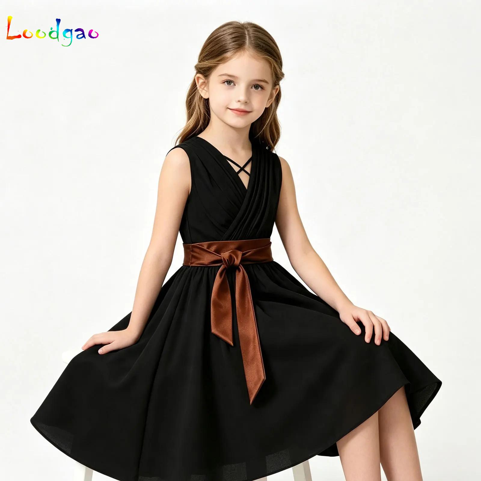 Kinder Mädchen Kleid mit V-Aus – Party Games Summer Bewertung und Preis