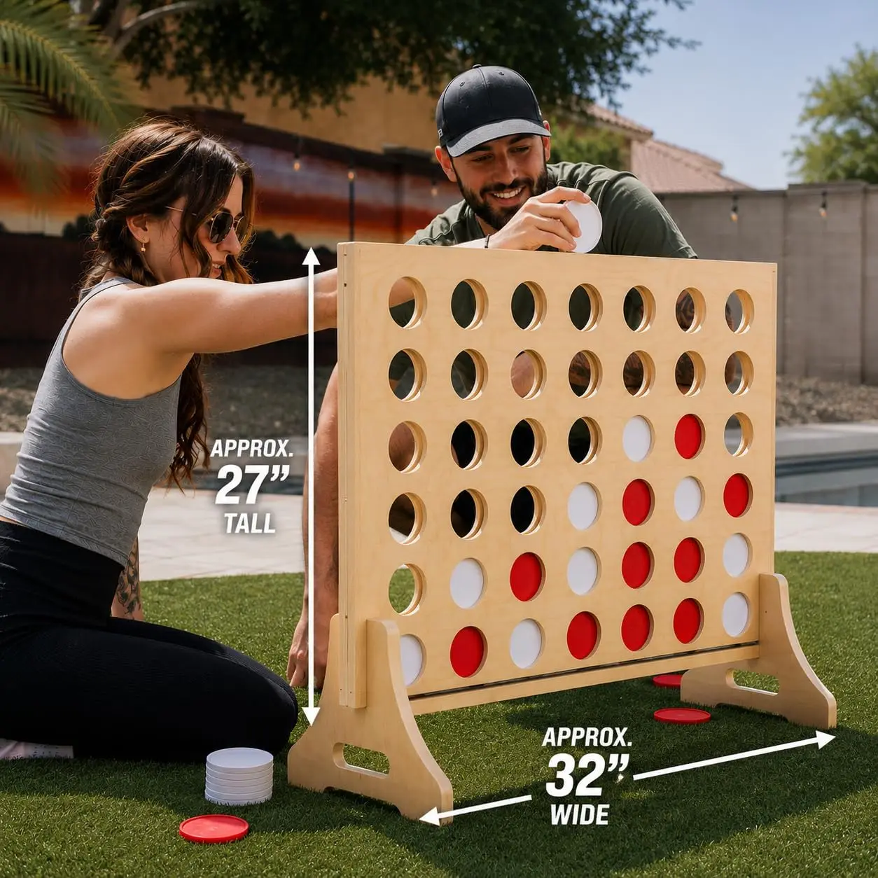 Riesiges 4er-in-einer-Reihe-Sp – Party Games Easter For Family Bewertung und Preis